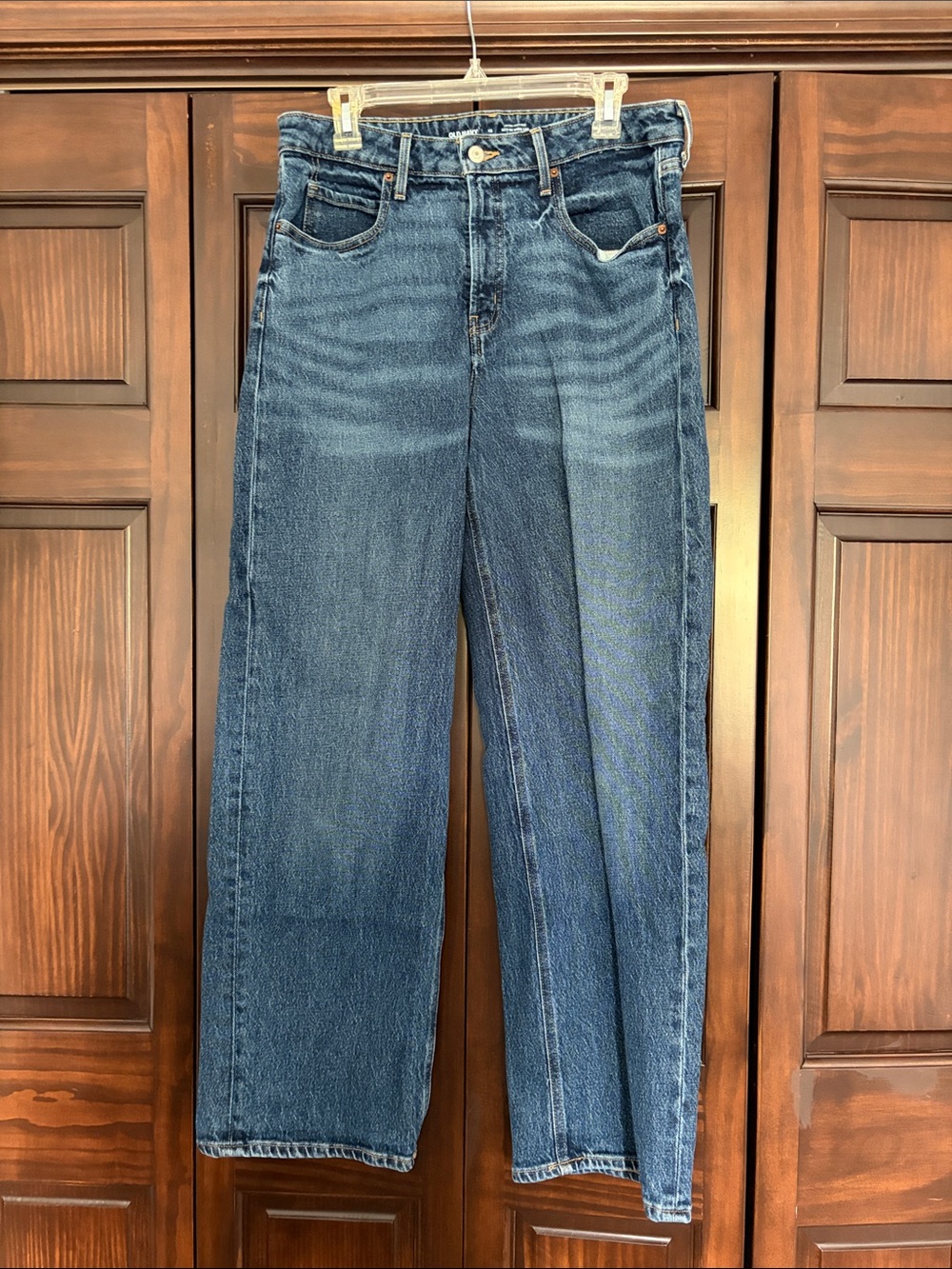 Old Navy Blue Extra High-Rise Wide Leg Jeans